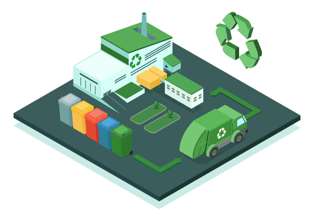 Pôle gestion des déchets - Déchets recyclable - SMA